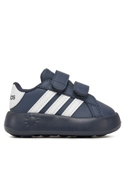 Sneakersy adidas Grand Court 2.0 JI0980 Granatowy ze sklepu eobuwie.pl w kategorii Buty sportowe dziecięce - zdjęcie 177508172