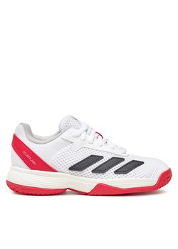 Buty do tenisa adidas Courtflash JI2448 Biały ze sklepu eobuwie.pl w kategorii Buty sportowe dziecięce - zdjęcie 177508433