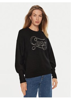 Guess Sweter Laura W4BR07 Z26I2 Czarny Regular Fit ze sklepu MODIVO w kategorii Swetry damskie - zdjęcie 177508604