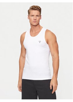 Guess Tank top U97M02 KCD31 Biały Regular Fit ze sklepu MODIVO w kategorii T-shirty męskie - zdjęcie 177510993