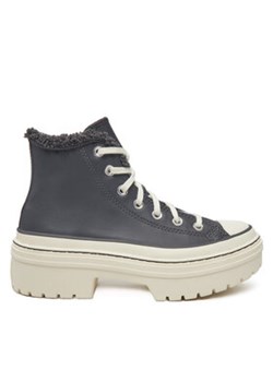 Converse Trampki Chuck Taylor All Star Lugged Heel Sherpa A10152C 094 Granatowy ze sklepu MODIVO w kategorii Trampki damskie - zdjęcie 177513981