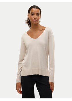 Vero Moda Bluzka Silje 10320451 Beżowy Loose Fit ze sklepu MODIVO w kategorii Bluzki damskie - zdjęcie 177514732