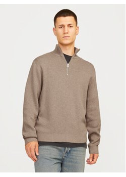 Jack&Jones Sweter Milano 12259664 Szary Relaxed Fit ze sklepu MODIVO w kategorii Swetry męskie - zdjęcie 177515500