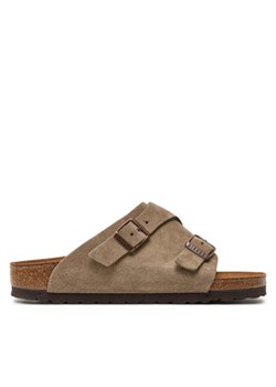 Birkenstock Klapki Zürich 50463 Brązowy ze sklepu MODIVO w kategorii Klapki damskie - zdjęcie 177516541