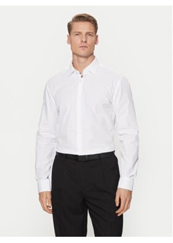 HUGO Koszula Koey 50534124 Biały Slim Fit ze sklepu MODIVO w kategorii Koszule męskie - zdjęcie 177518614