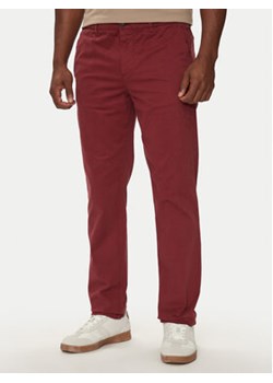 United Colors Of Benetton Chinosy 4DKH55I18 Bordowy Slim Fit ze sklepu MODIVO w kategorii Spodnie męskie - zdjęcie 177518631