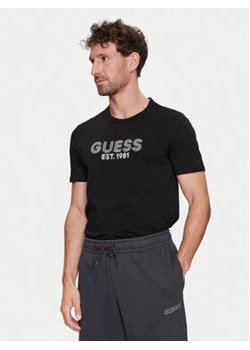 Guess T-Shirt M4YI30 J1314 Czarny Slim Fit ze sklepu MODIVO w kategorii T-shirty męskie - zdjęcie 177521363