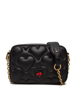 DKNY Torebka Heart Of Ny Quilted Camera Bag R43EZE99 Czarny ze sklepu MODIVO w kategorii Kopertówki - zdjęcie 177521443