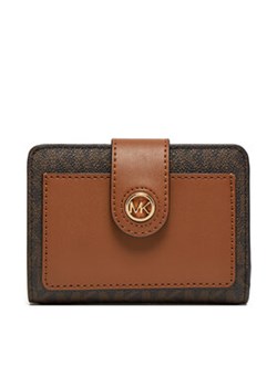 MICHAEL Michael Kors Mały Portfel Damski 32R4G0KF5B Brązowy ze sklepu MODIVO w kategorii Portfele damskie - zdjęcie 177522593