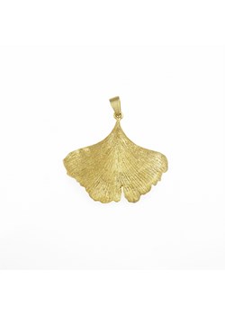 Zawieszka srebrna - miłorząb średni złoty ze sklepu Venus Galeria - Magiczny Ogród Biżuterii Srebrnej w kategorii Zawieszki - zdjęcie 177526533