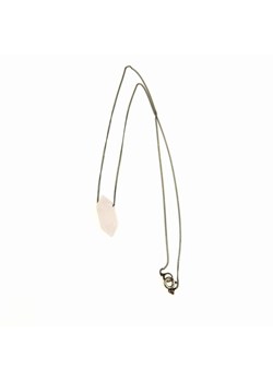 Naszyjnik amulet z kwarcem różowym na szarym łańcuszku ze sklepu Venus Galeria - Magiczny Ogród Biżuterii Srebrnej w kategorii Zawieszki - zdjęcie 177528223