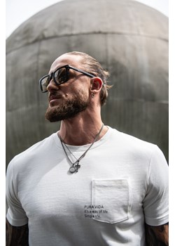 T SHIRT MT PURA VIDA ECRU ze sklepu Recman w kategorii T-shirty męskie - zdjęcie 177534600