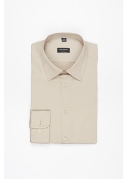 KOSZULA VERSONE 3225D DŁUGI RĘKAW SLIM FIT BEŻOWA ze sklepu Recman w kategorii Koszule męskie - zdjęcie 177534993