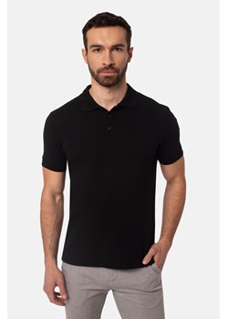KOSZULKA POLO ALERIA CZARNA ze sklepu Recman w kategorii T-shirty męskie - zdjęcie 177535022