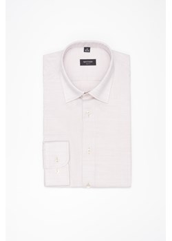 KOSZULA CORSINI 3278T DŁUGI RĘKAW SLIM FIT BEŻOWA Z WISKOZĄ ze sklepu Recman w kategorii Koszule męskie - zdjęcie 177536240