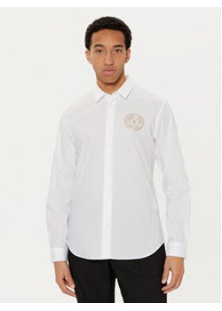 Versace Jeans Couture Koszula 78GALYS1 Biały Slim Fit ze sklepu MODIVO w kategorii Koszule męskie - zdjęcie 177537831