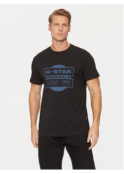 G-Star Raw T-Shirt Originals D25443-8415 Czarny Regular Fit ze sklepu MODIVO w kategorii T-shirty męskie - zdjęcie 177540750