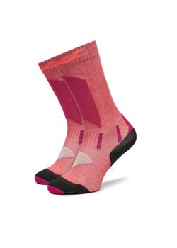 X-Socks Skarpety narciarskie Ski Discover WYDDW24J Różowy ze sklepu MODIVO w kategorii Skarpetki dziecięce - zdjęcie 177541992