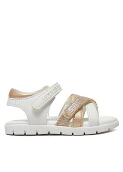 Tommy Hilfiger Sandały Velcro Sandal T1A2-33770-0273 M Biały ze sklepu MODIVO w kategorii Sandały dziecięce - zdjęcie 177543080