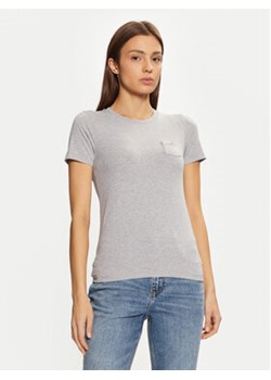 Guess T-Shirt W5RI52 J1314 Szary Regular Fit ze sklepu MODIVO w kategorii Bluzki damskie - zdjęcie 177543650