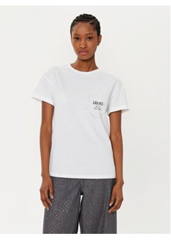 Liu Jo T-Shirt WA5145 J4893 Biały Regular Fit ze sklepu MODIVO w kategorii Bluzki damskie - zdjęcie 177543652