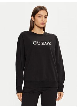 Guess Bluza O5RQ03 KCO31 Czarny Regular Fit ze sklepu MODIVO w kategorii Bluzy damskie - zdjęcie 177545130