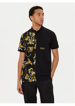 Versace Jeans Couture Polo 78GAG625 Czarny Regular Fit ze sklepu MODIVO w kategorii T-shirty męskie - zdjęcie 177545252