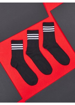 Sinsay - Skarpetki 3 pack - czarny ze sklepu Sinsay w kategorii Skarpetki damskie - zdjęcie 177554774