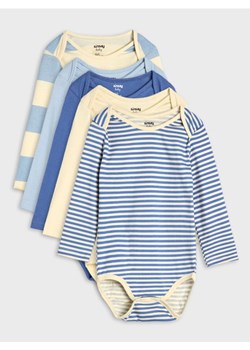 Sinsay - Body 5 pack - kremowy ze sklepu Sinsay w kategorii Body niemowlęce - zdjęcie 177555701