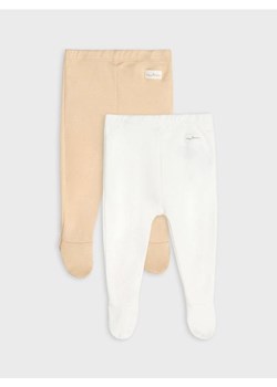 Sinsay - Półśpiochy 2 pack - beżowy - id: 970AM-80X - marki Sinsay - 177556622 Sinsay - Półśpiochy 2 pack - beżowy ze sklepu Sinsay w kategorii Spodnie i półśpiochy - zdjęcie 177556622