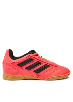 Buty do piłki nożnej adidas Super Sala II Indoor Football IG8754 Czerwony ze sklepu eobuwie.pl w kategorii Buty sportowe dziecięce - zdjęcie 177559342