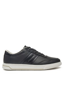 Sneakersy Calvin Klein Low Top Lace Up Logo HM0HM01653 Czarny ze sklepu eobuwie.pl w kategorii Buty sportowe męskie - zdjęcie 177559432