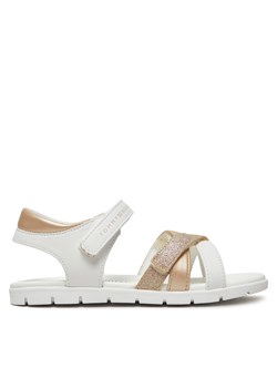 Sandały Tommy Hilfiger Velcro Sandal T1A2-33770-0273 S Biały ze sklepu eobuwie.pl w kategorii Sandały dziecięce - zdjęcie 177559710