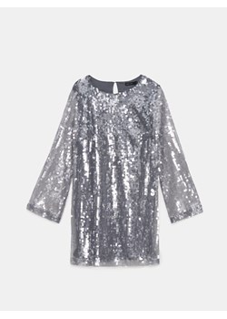 Mohito - Błyszcząca sukienka mini - szary ze sklepu Mohito w kategorii Sukienki - zdjęcie 177560763