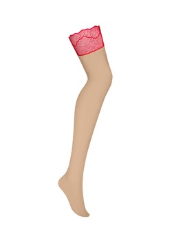 Pończochy do pasa Obsessive Cupide Desir stockings red ze sklepu kontri.pl w kategorii Pończochy - zdjęcie 177562262