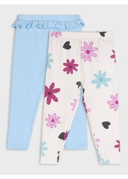 Sinsay - Legginsy 2 pack - kremowy ze sklepu Sinsay w kategorii Spodnie i półśpiochy - zdjęcie 177571041