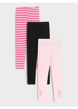 Sinsay - Legginsy 3 pack - wielobarwny ze sklepu Sinsay w kategorii Spodnie dziewczęce - zdjęcie 177571114