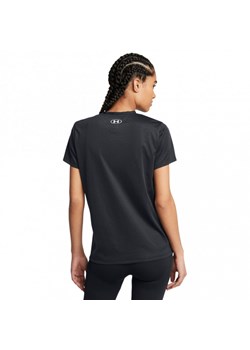 Damska koszulka treningowa Under Armour UA Tech Riddle - czarna ze sklepu Sportstylestory.com w kategorii Bluzki damskie - zdjęcie 177573562
