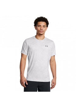 Męska koszulka treningowa Under Armour Vanish Elite Vent Prtd SS - szara ze sklepu Sportstylestory.com w kategorii T-shirty męskie - zdjęcie 177574011