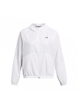 Damska kurtka treningowa Under Armour UA Rival Sport Windbreaker Jkt - biała ze sklepu Sportstylestory.com w kategorii Kurtki damskie - zdjęcie 177575693