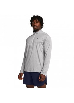 Męski longsleeve treningowy Under Armour UA Tech Vent 1/2 Zip - szary ze sklepu Sportstylestory.com w kategorii T-shirty męskie - zdjęcie 177577241