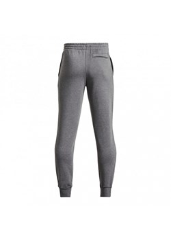 Chłopięce spodnie dresowe Under Armour UA Rival Fleece Joggers - szare ze sklepu Sportstylestory.com w kategorii Spodnie męskie - zdjęcie 177577281