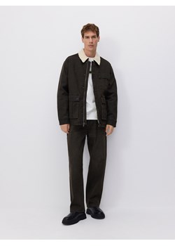 Reserved - Kurtka z kołnierzem - brązowy ze sklepu Reserved w kategorii Kurtki męskie - zdjęcie 177581360