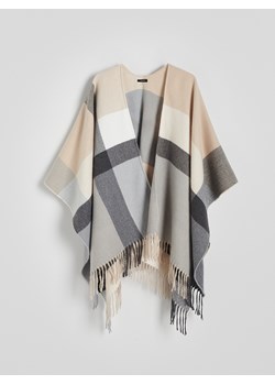Reserved - Poncho z dodatkiem wiskozy - wielobarwny ze sklepu Reserved w kategorii Poncza - zdjęcie 177581990