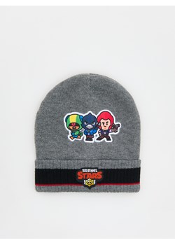 Reserved - Czapka Brawl Stars - ciemnoszary ze sklepu Reserved w kategorii Czapki dziecięce - zdjęcie 177583332