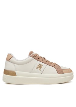 Sneakersy Tommy Hilfiger FW0FW08460 Biały ze sklepu eobuwie.pl w kategorii Buty sportowe damskie - zdjęcie 177592532