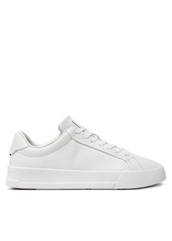 Sneakersy Tommy Hilfiger Th Court Best Leather FM0FM05120 Écru ze sklepu eobuwie.pl w kategorii Buty sportowe męskie - zdjęcie 177592560