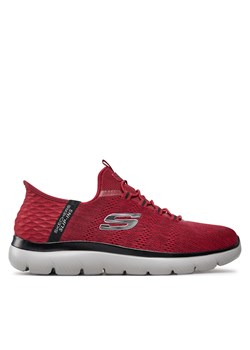 Sneakersy Skechers Key Pace 232469 Czerwony ze sklepu eobuwie.pl w kategorii Buty sportowe męskie - zdjęcie 177592623