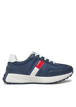 Sneakersy Tommy Hilfiger T3X9-33877-1695X007 S Granatowy ze sklepu eobuwie.pl w kategorii Buty sportowe dziecięce - zdjęcie 177592903