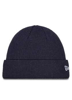 Czapka New Era Wool Cuff Knit Beanie 60424813 Granatowy ze sklepu eobuwie.pl w kategorii Czapki zimowe męskie - zdjęcie 177593023